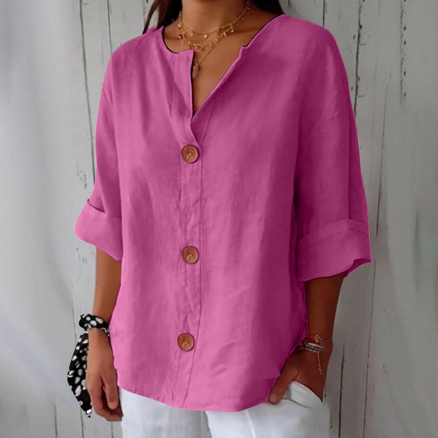 Blusa De Lino Refrescante