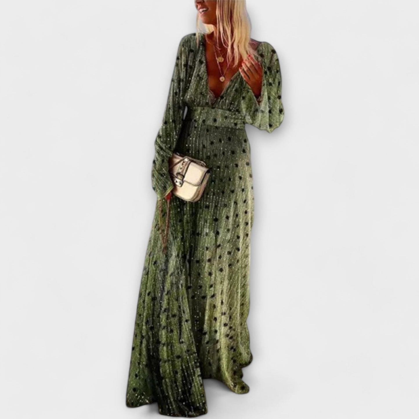 Vestido Lunares Silueta-Esbelta