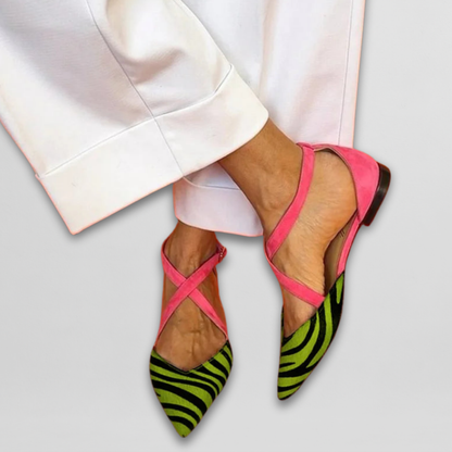 Sandalias Glam-Confort Cebra