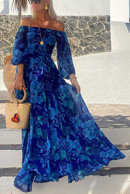 Vestido Maxi Floral Verano-Fresco
