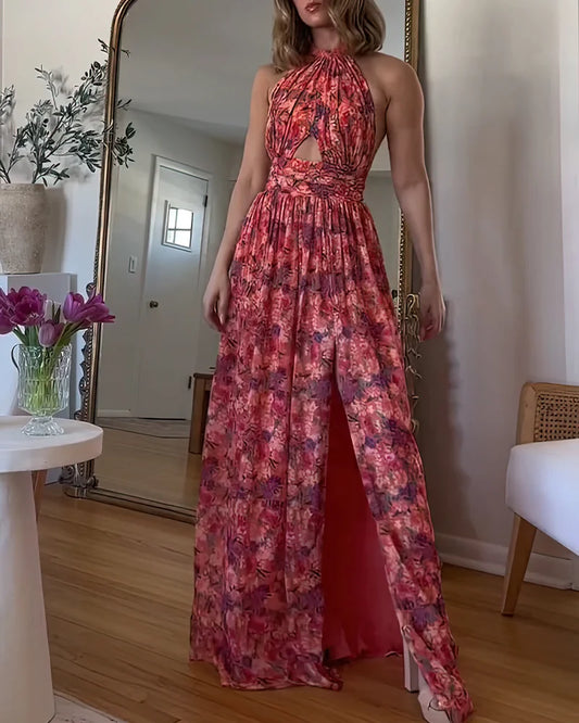 Vestido Maxi Floral-Veraniego