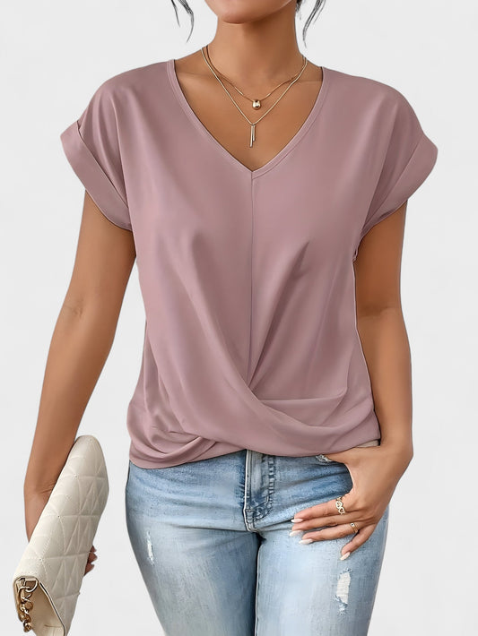 Blusa Twist V Cintura-Definida