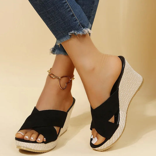 Sandalias Cuña Elegancia Chic