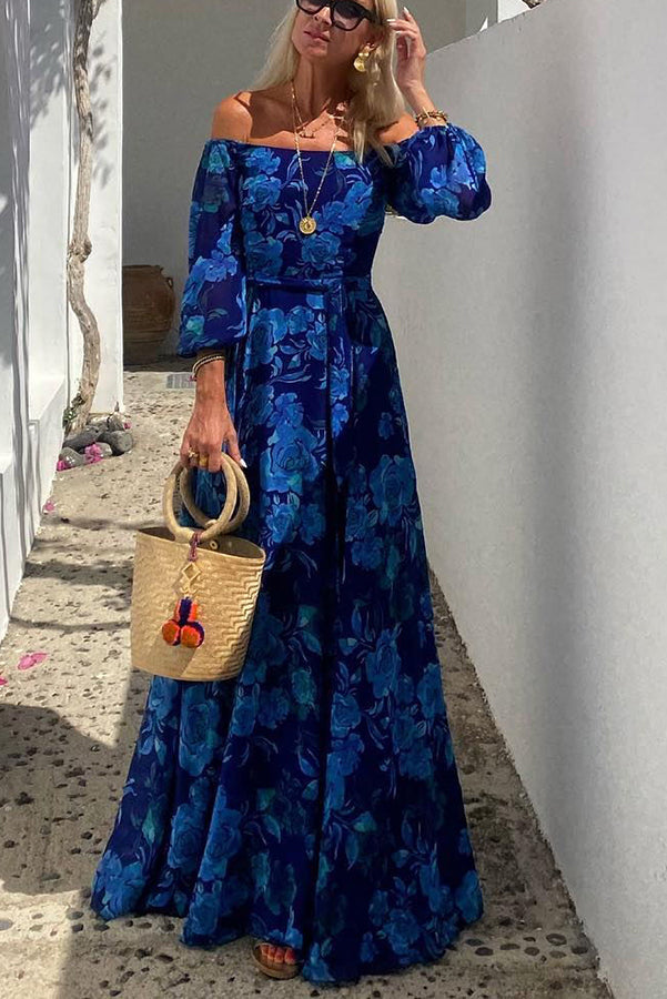 Vestido Maxi Floral Verano-Fresco