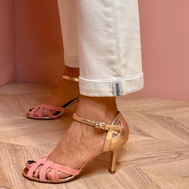 Sandalias Tacón Confort-Ligero
