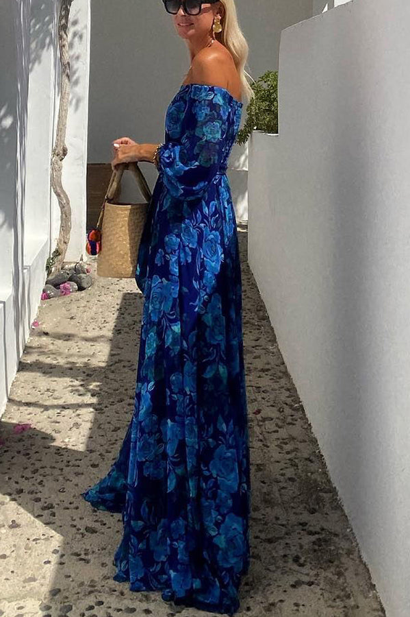 Vestido Maxi Floral Verano-Fresco