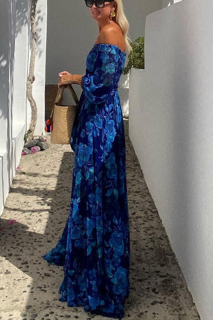 Vestido Maxi Floral Verano-Fresco